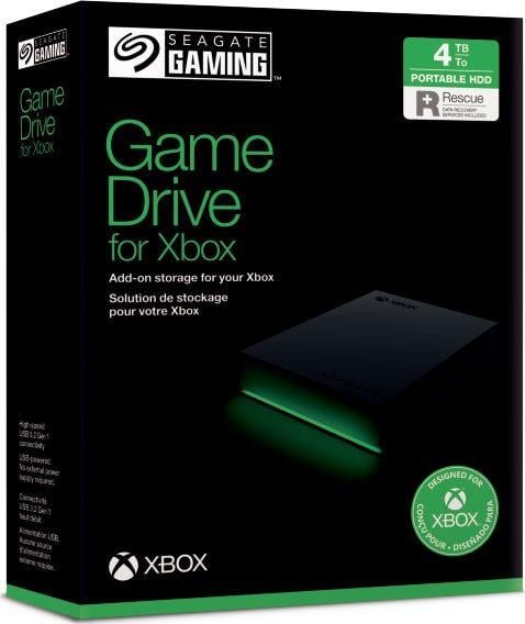 Seagate Game Drive External Disk, 4TB, Black - Thumbnail 6