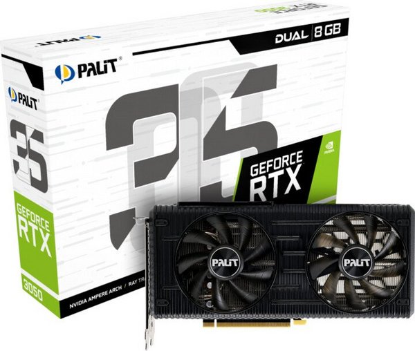 PALiT GeForce RTX 3050 Dual 8GB GDDR6 Graphics Card - Thumbnail 12