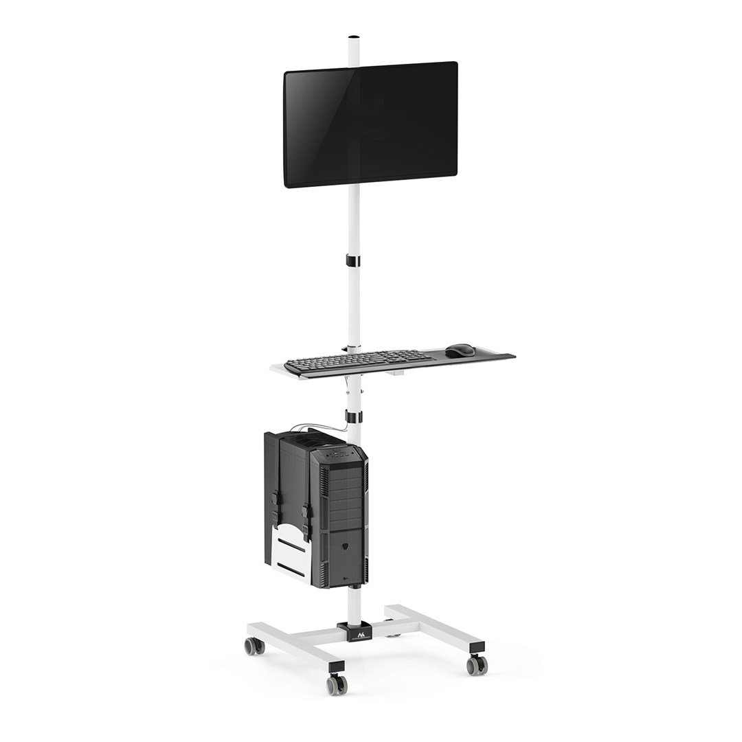 Maclean MC-793 Laptop Stand, White - Image 1