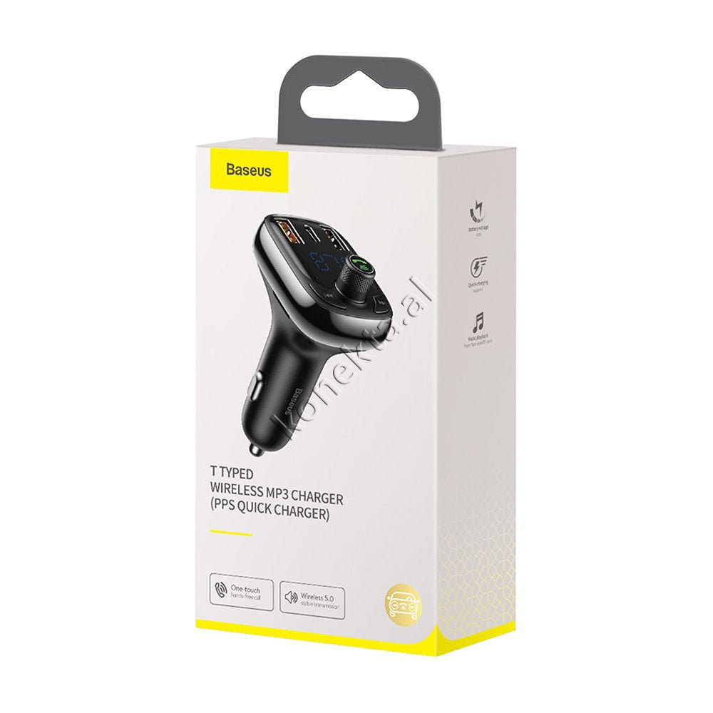 Baseus Karikues I Shpejte 36w Makine Me Mp3 Me Bluetooth Dhe Panel Digjital - Thumbnail 2