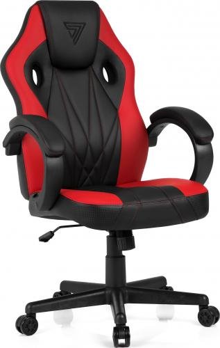 SENSE7 Prism Gaming Chair, Black/Red - Image 1