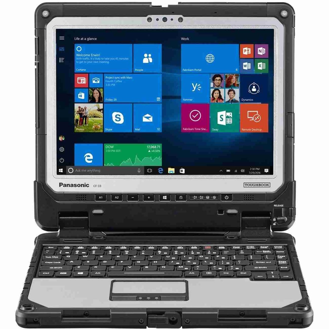 Panasonic Toughbook CF-33 Laptop, 12" Touchscreen, Core i5-7300U, 8GB RAM, 256GB Storage, Pre-owned - Thumbnail 2