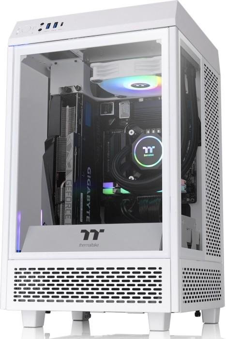 Thermaltake The Tower 100 Mini Snow Case, Mini Tower, White - Thumbnail 3