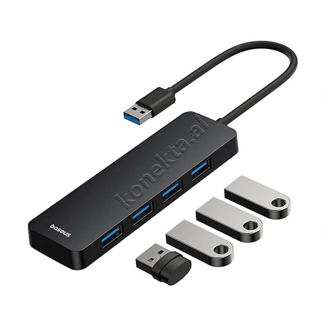 Baseus USB-A to USB-A 3.0 Adapter, Black - Thumbnail 7