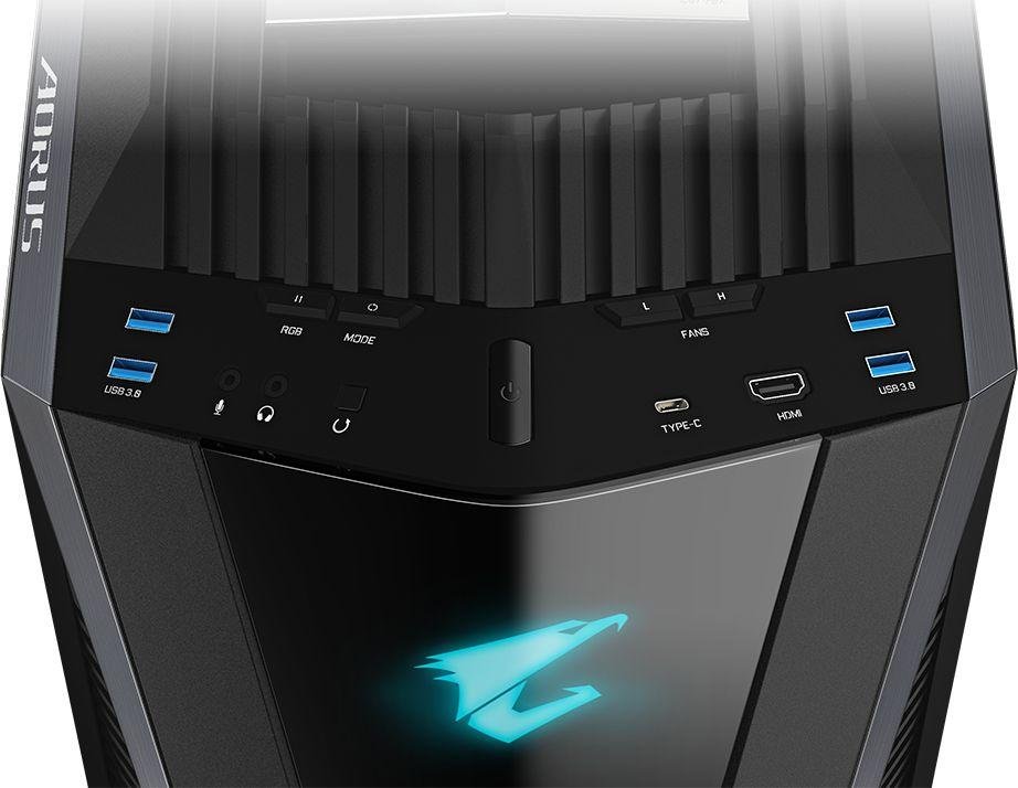 Gigabyte Aorus C700 Glass ARGB Case, Full Tower - Thumbnail 8