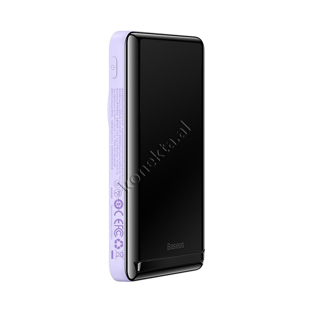 Baseus 10000mAh Battery, Black and Purple - Thumbnail 6