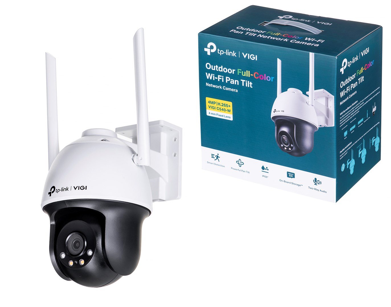 TP-LINK VIGI C540-W Camera, 4 MP, 2560 x 1440, Black / White - Image 1