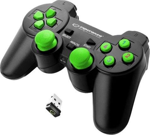Esperanza Gladiator Controller, Wireless, Green - Image 1