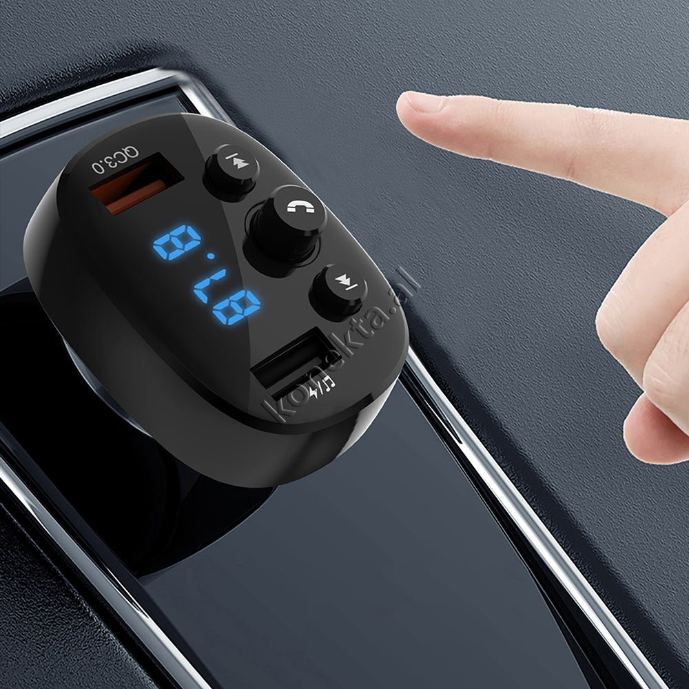 XO Adaptor Karikimi Fast Charge Dhe MP3 Me Bluetooth - Thumbnail 9