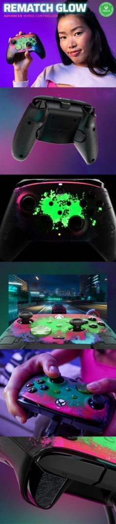 PDP XS Rematch Controller, Wired, Multicolor - Thumbnail 61