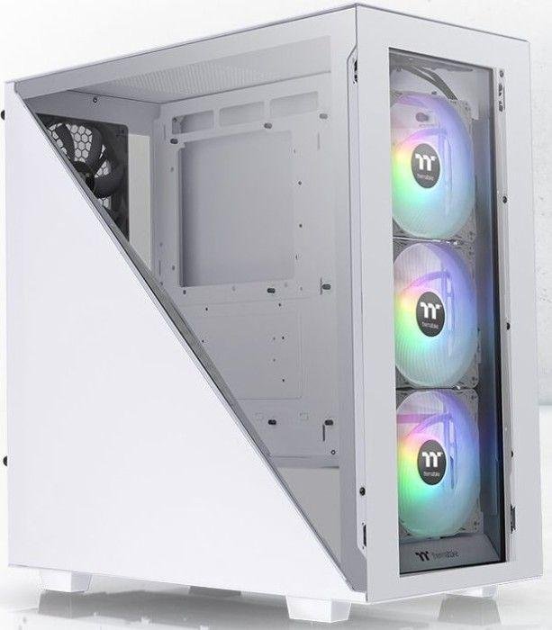 Thermaltake Divider 300 TG Snow Case, ARGB, Midi Tower - Image 1