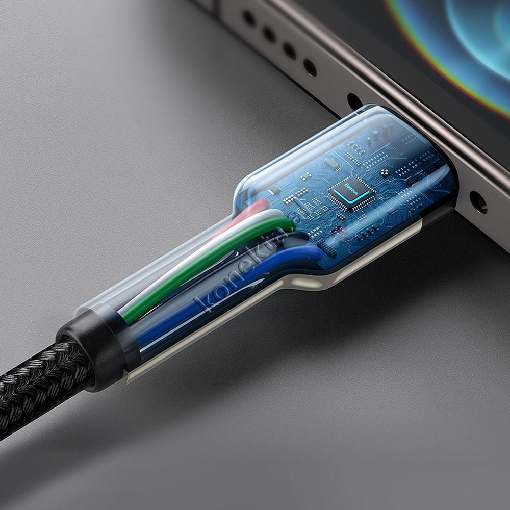 Baseus Cafule 20w Cable, 2m, Type-C to Lightning - Thumbnail 15