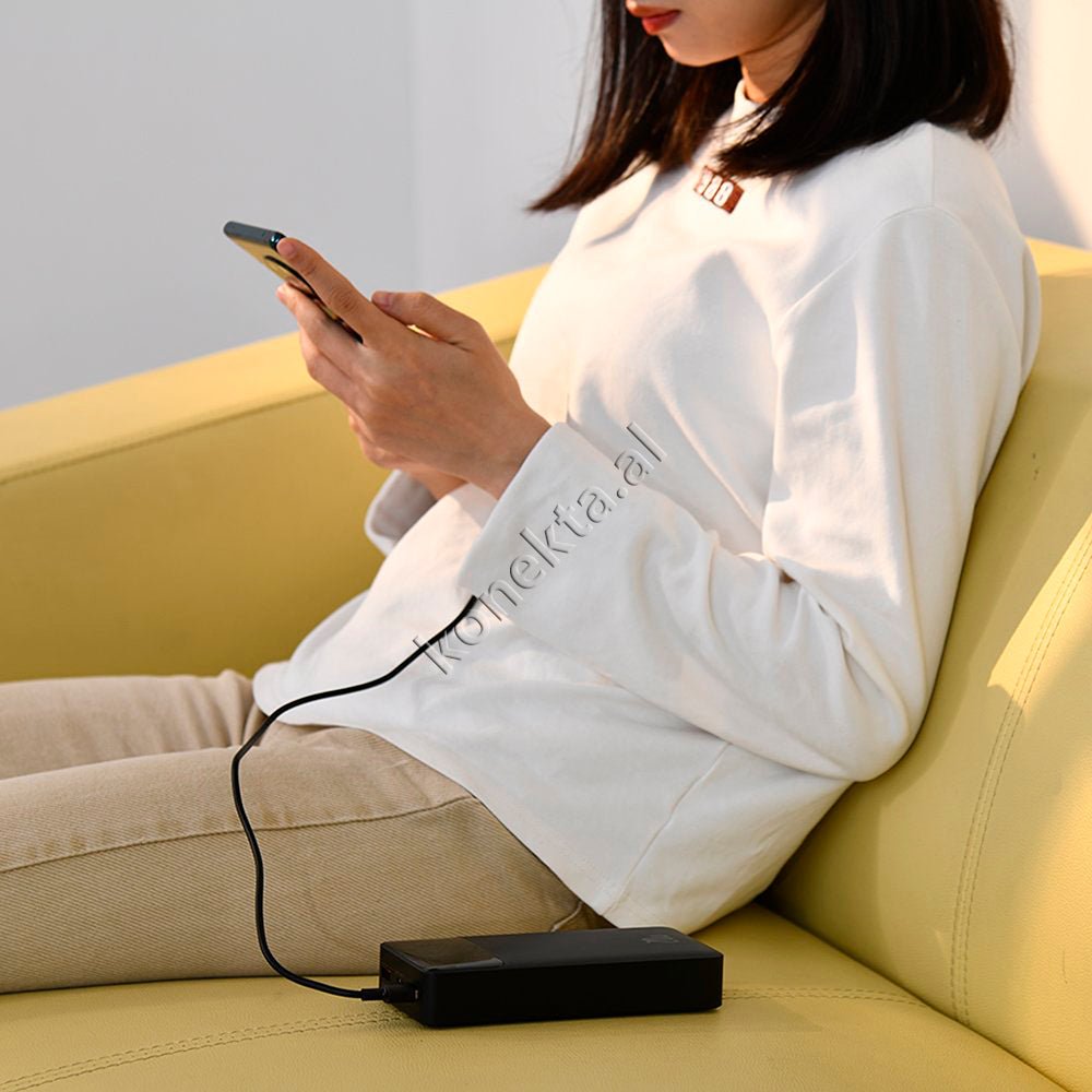 Baseus 20000mAh External Battery, 15W & 20W, 3 Ports, Black - Thumbnail 14