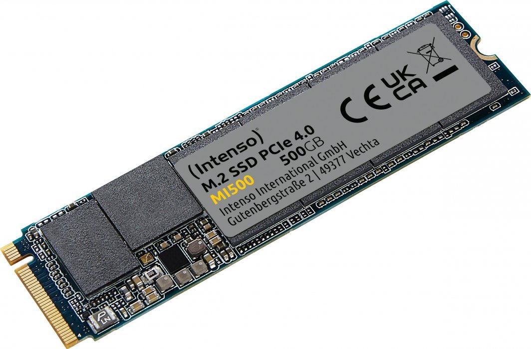 Intenso MI500 SSD, 500GB, M.2 2280 PCI-E x4 Gen4 NVMe - Thumbnail 3
