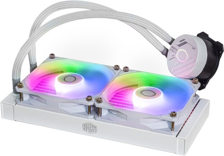 Cooler Master MasterLiquid ML240L Core ARGB Cooler, White - Thumbnail 3
