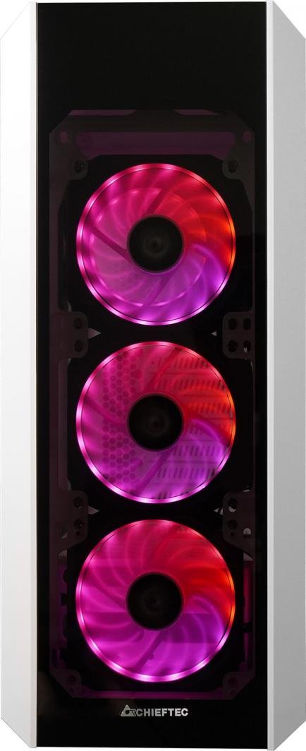 Chieftec Scorpion 3 ARGB Case, White GL-03W-OP, Midi Tower - Thumbnail 3