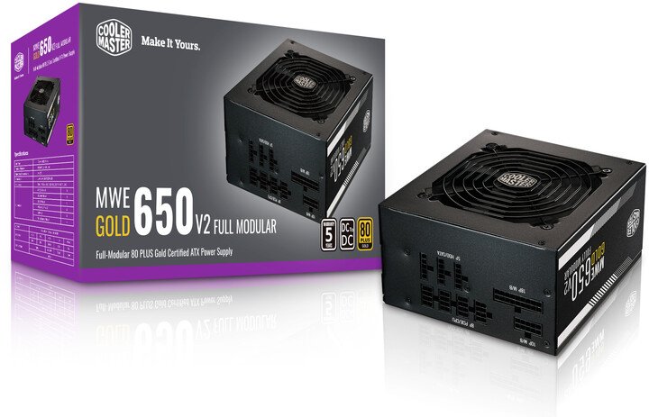 Cooler Master MWE 650 Gold-v2 Power Supply 650W - Thumbnail 11