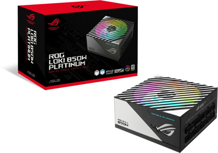 Asus ROG Loki Platinum 90YE00N3-B0NA00 Power Supply, 850W - Thumbnail 7
