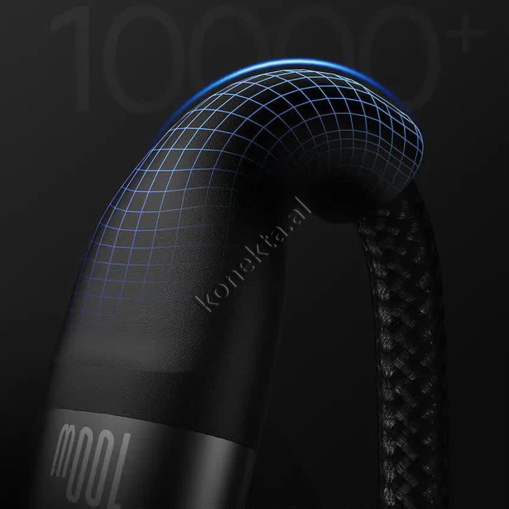 Baseus USB Cable 2 in 3, 100W, USB - Type-C to Lightning, Micro, Type-C, 1.2m - Thumbnail 12