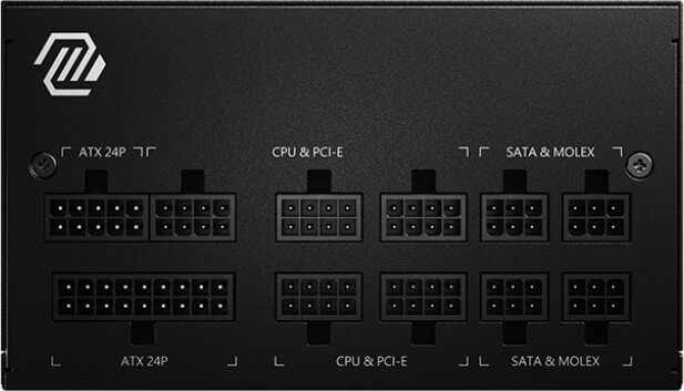 MSI MAG A650GL 306-7ZP8C11-CE0 Power Supply, 650W - Thumbnail 2