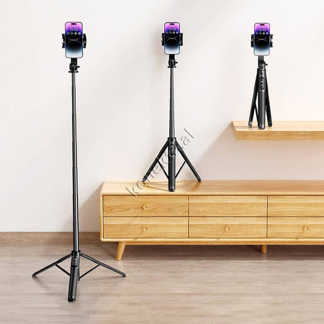 UGreen Trekëmbësh Tripod, 1.5m, Bluetooth Remote - Thumbnail 4