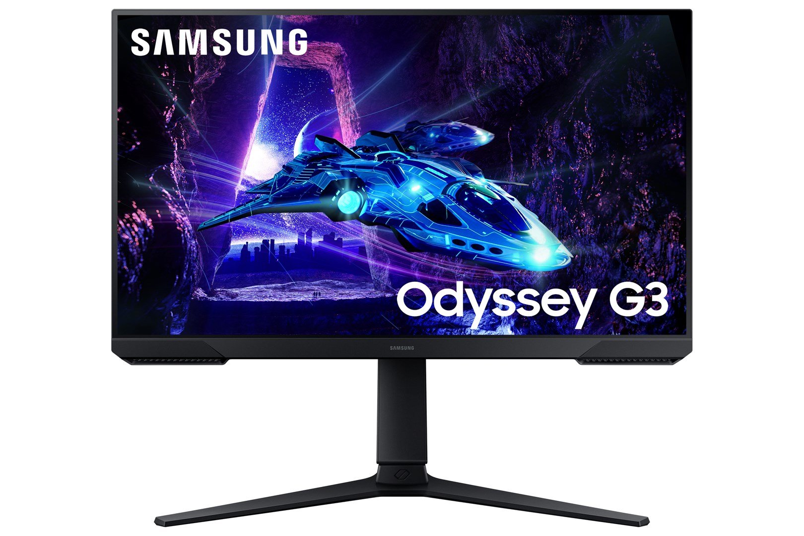 Samsung G30D Monitor, 24, Full HD, VESA 100x100 mm, Black - Image 1