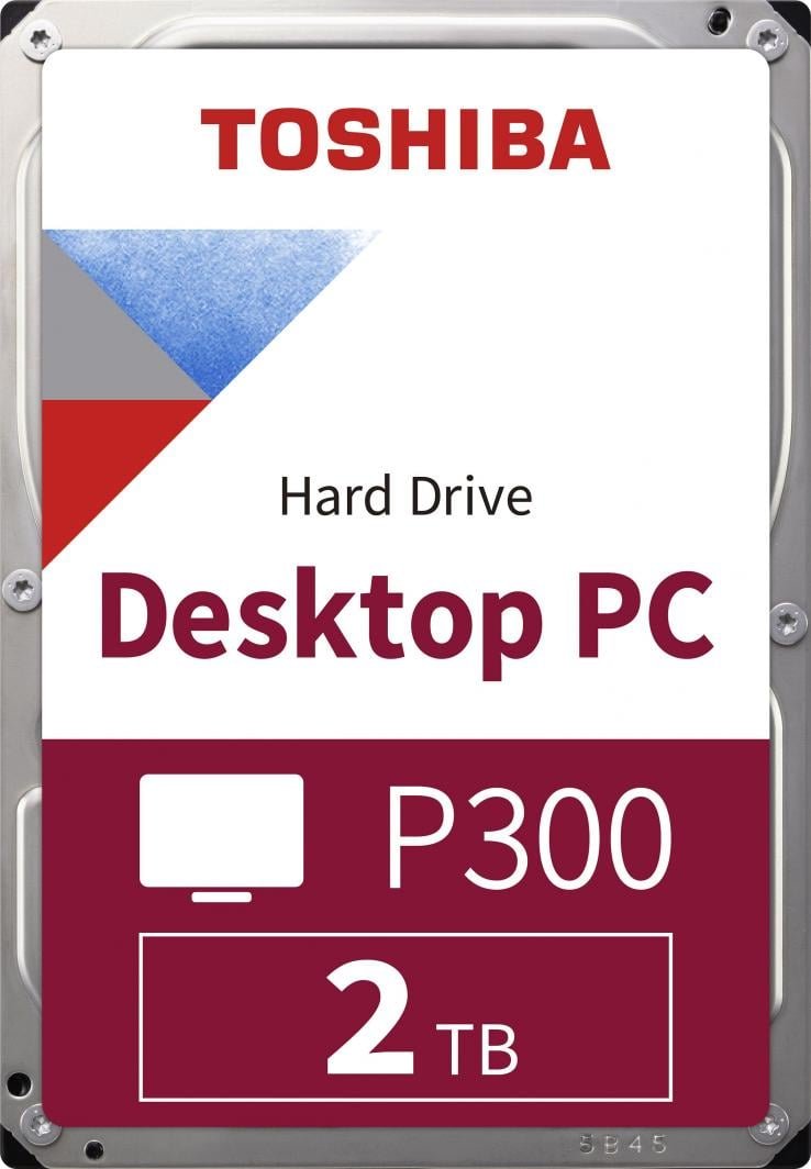 Toshiba P300 Hard Disk, 2TB, 3.5" SATA III (HDWD220UZSVA) - Image 1