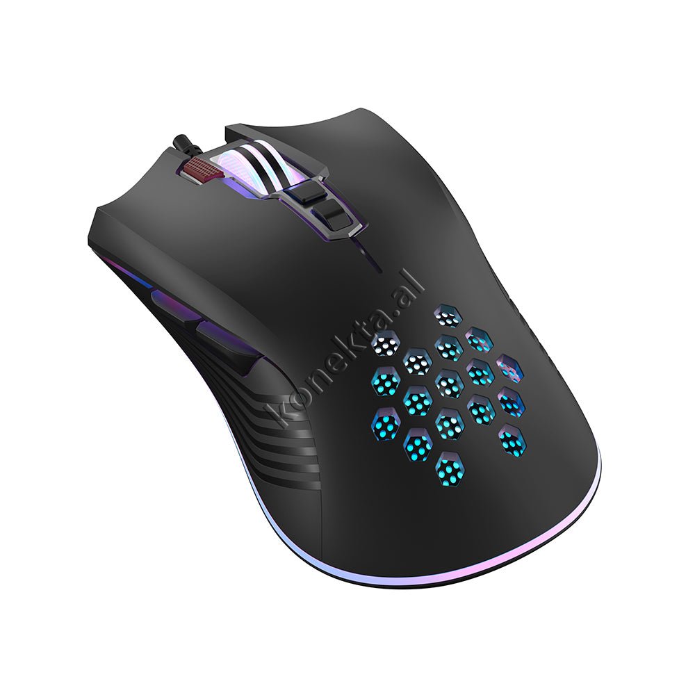 XO Gaming Mouse, Black, Lighting - Image 1