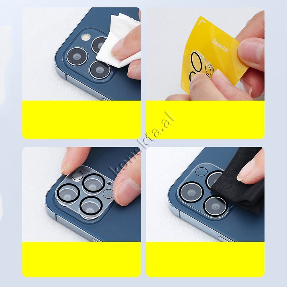 Baseus iPhone 12 Camera Protector 0.3mm - Thumbnail 19
