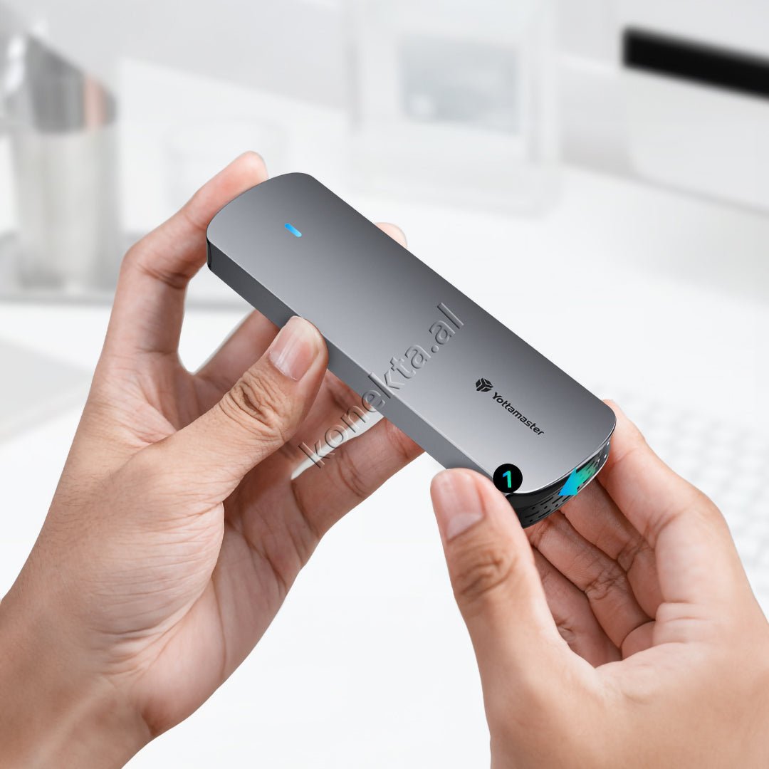 Yottamaster SSD M.2 NVME Enclosure, Up to 4TB, Type-C Gen 2 - Thumbnail 7