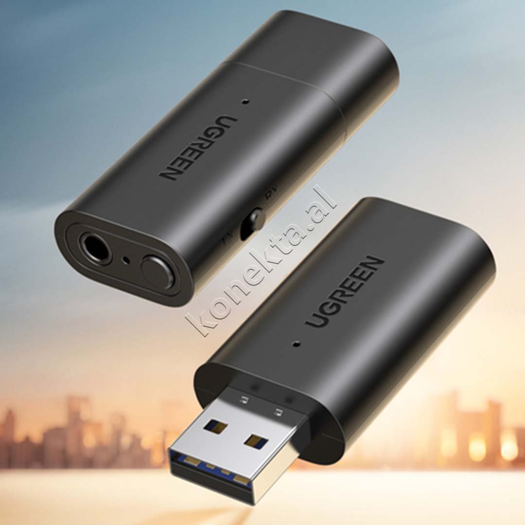 UGreen Bluetooth Audio Adapter, Black, Bluetooth 5.1 - Thumbnail 6