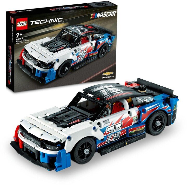 LEGO Technic 42153 NASCAR Next Gen Chevrolet Camaro ZL1 Set, 672 Pieces - Image 1