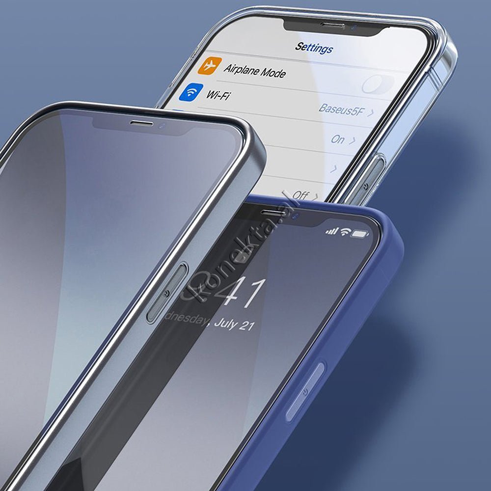 Baseus iPhone Screen Protector, 3D, 2 Pieces, Compatible with iPhone 12 Mini / 12 / 12 Pro / 12 Pro Max - Thumbnail 11