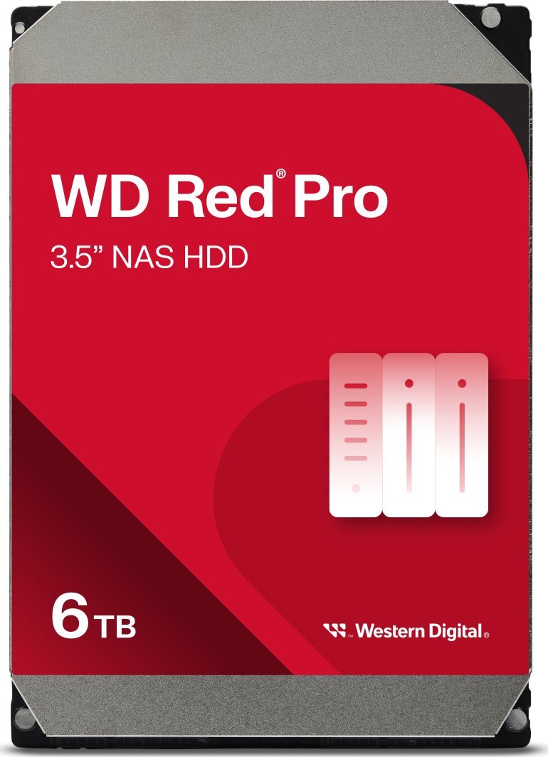 WD Red Pro Hard Disk, 3.5", 6TB - Image 1