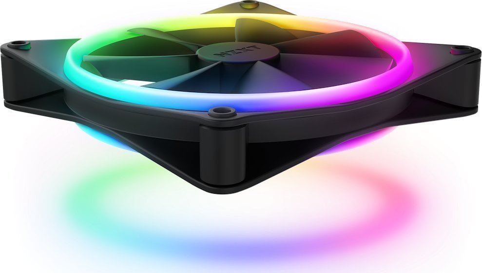 NZXT F140 RGB DUO Cooler 2-pack + Hub (RF-D14DF-B1) - Image 1
