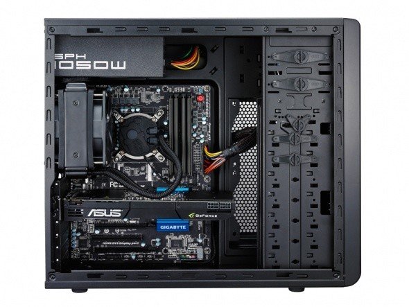 CoolerMaster Force 500 Case, Black - Thumbnail 5