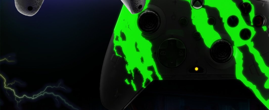PDP XS Rematch Controller, Wired, Black / Green - Thumbnail 48