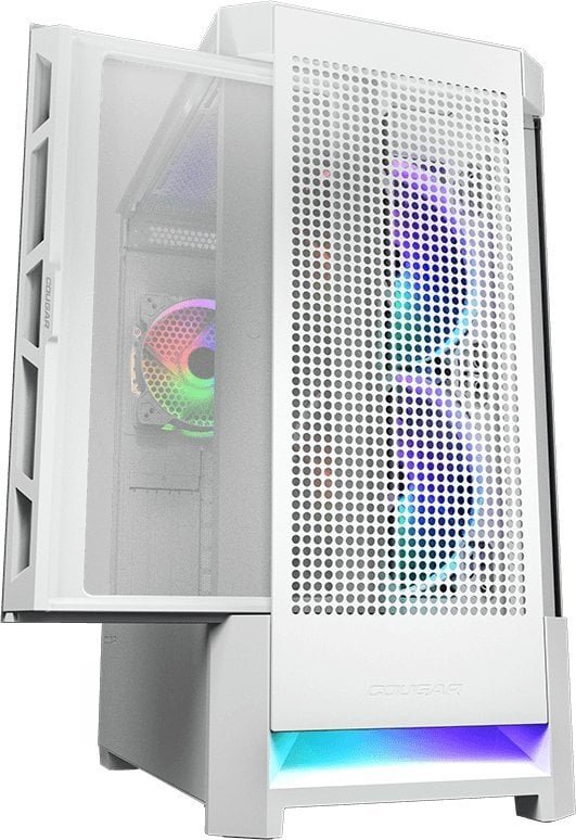 Cougar Airface RGB Case, White, Midi Tower - Thumbnail 7