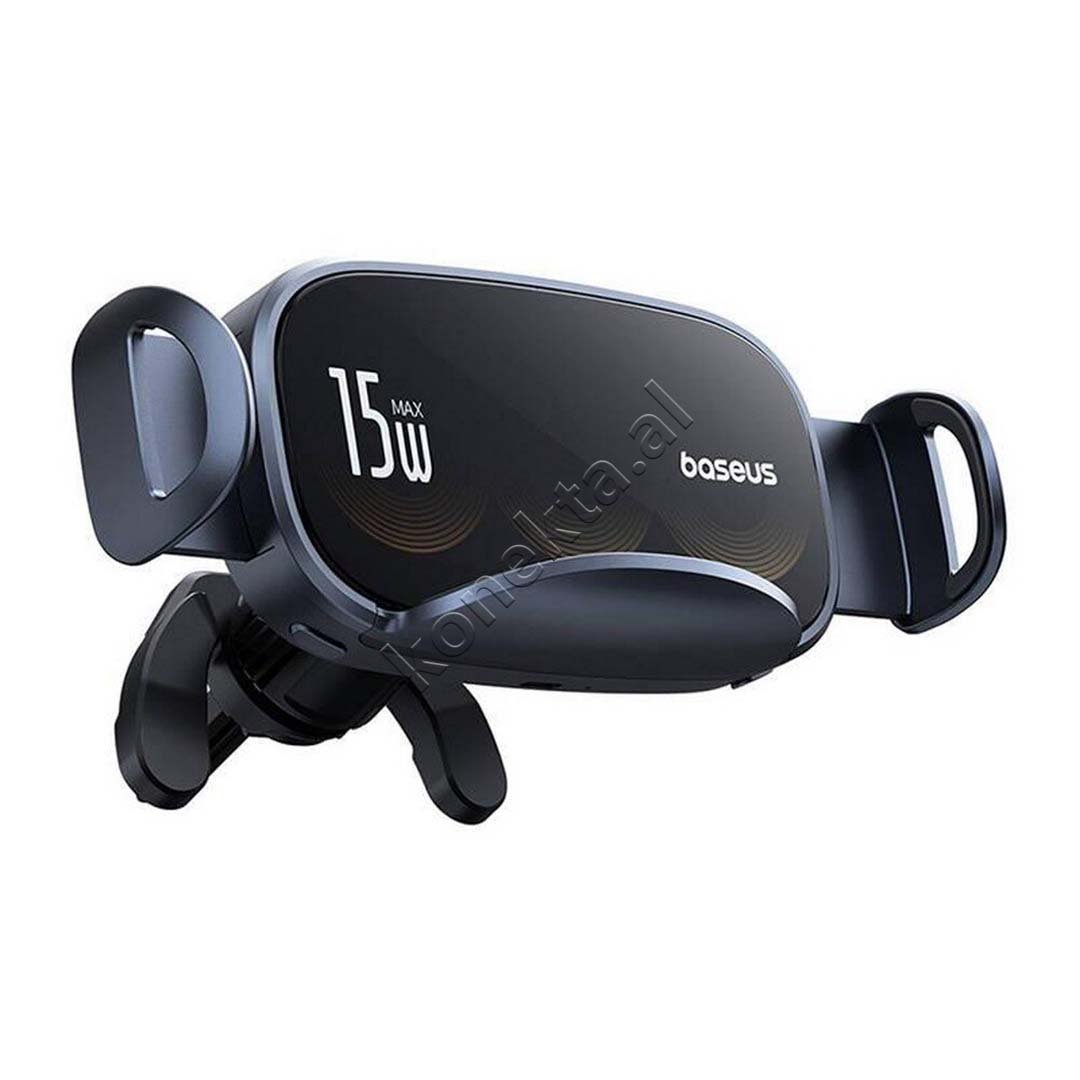 Baseus Wireless Car Charger Holder, Black - Thumbnail 2