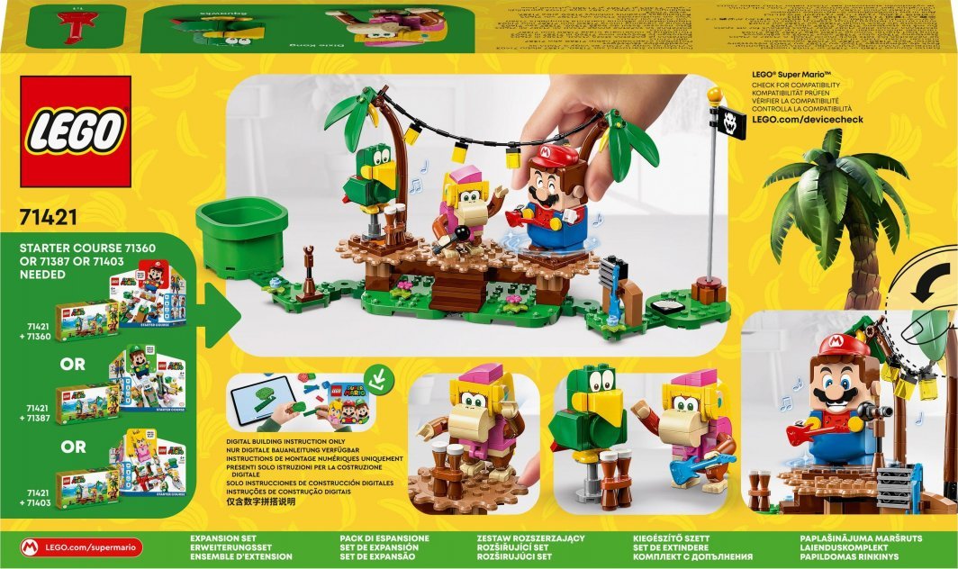 LEGO Super Mario 71421 Dixie Kong and the Jungle Concert - Expansion Set - Thumbnail 9
