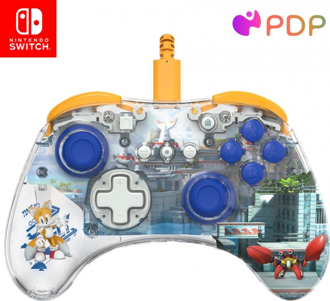 PDP RealMz Tails Seaside Hill Zone Controller, Wired, Multicolor - Thumbnail 9