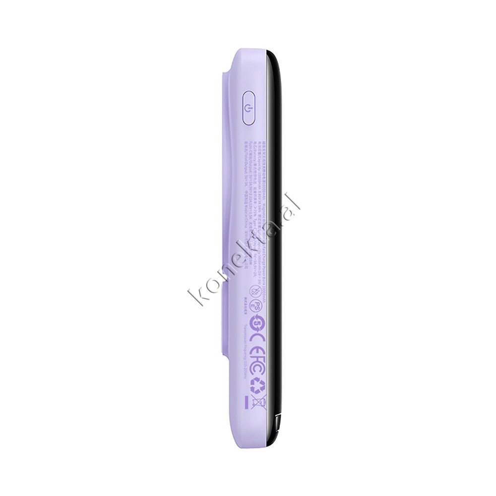 Baseus 10000mAh Battery, Black and Purple - Thumbnail 5