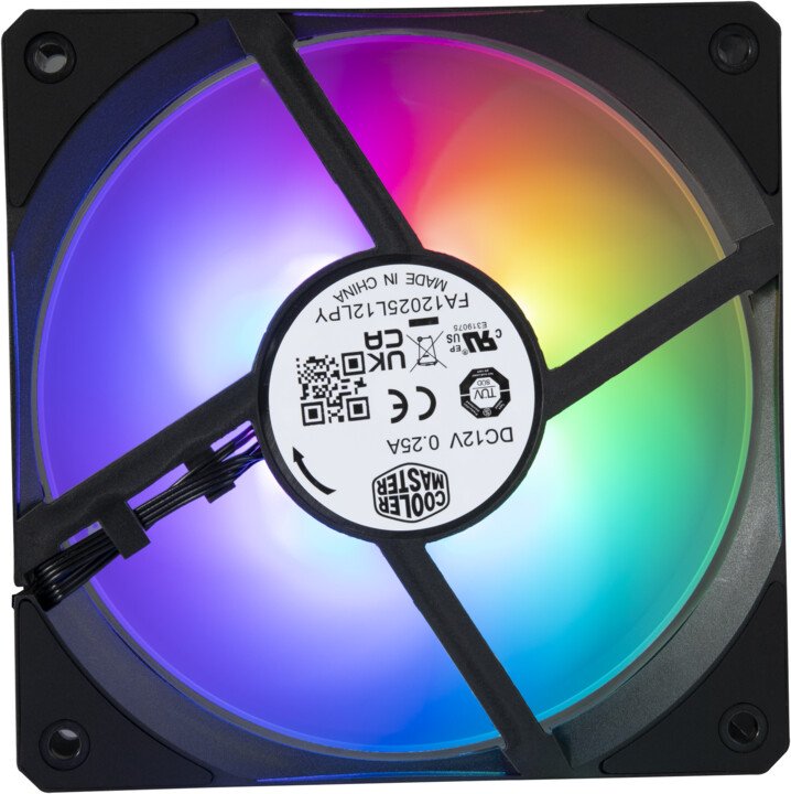 Cooler Master Mobius 120 ARGB Fan, 120mm, Black - Thumbnail 4
