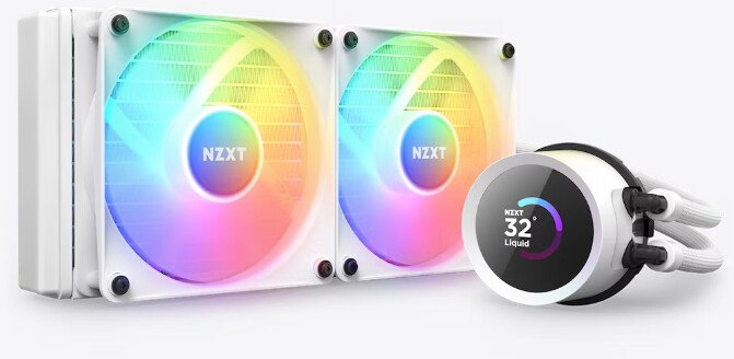 NZXT Kraken 240 RGB Cooler, White - Image 1