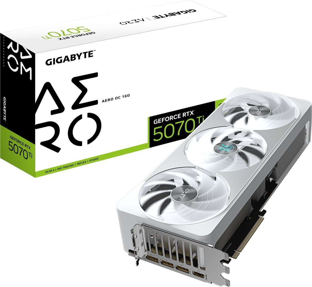 Gigabyte GeForce RTX 5070 Ti Aero OC Graphics Card, 16GB GDDR7 - Image 1