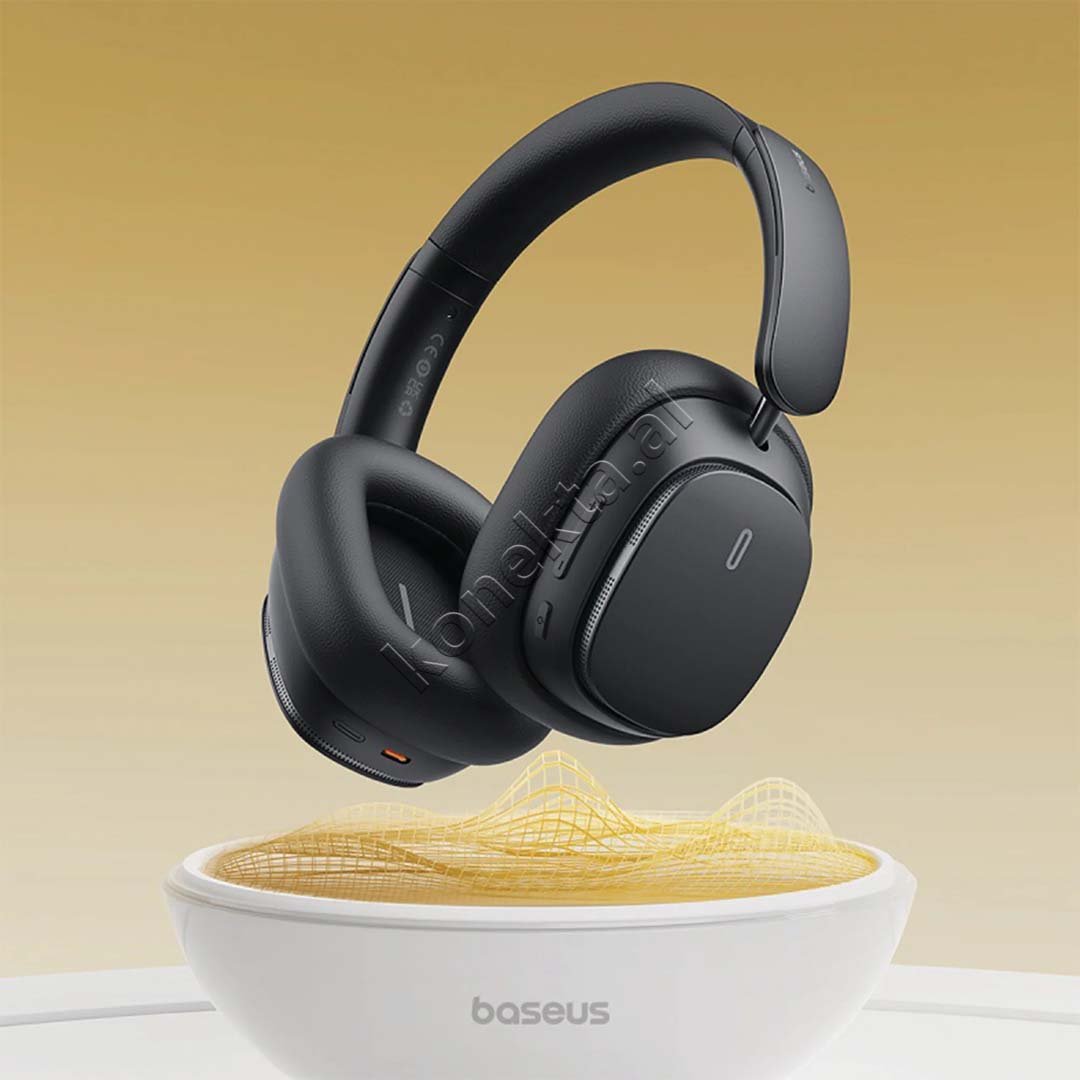 Baseus Wireless Bluetooth Headphones, Black - Thumbnail 3