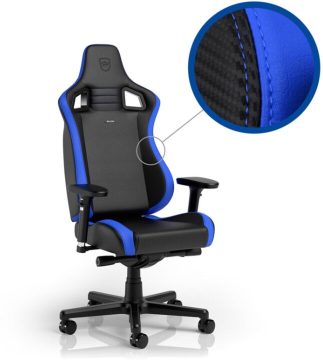 Noblechairs EPIC Compact Chair, Black / Blue - Image 1