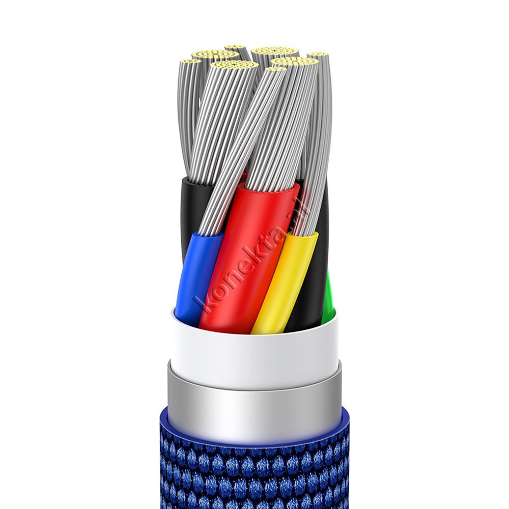 Baseus Type-C to Type-C Charging Cable, 100W, 1m - Thumbnail 6