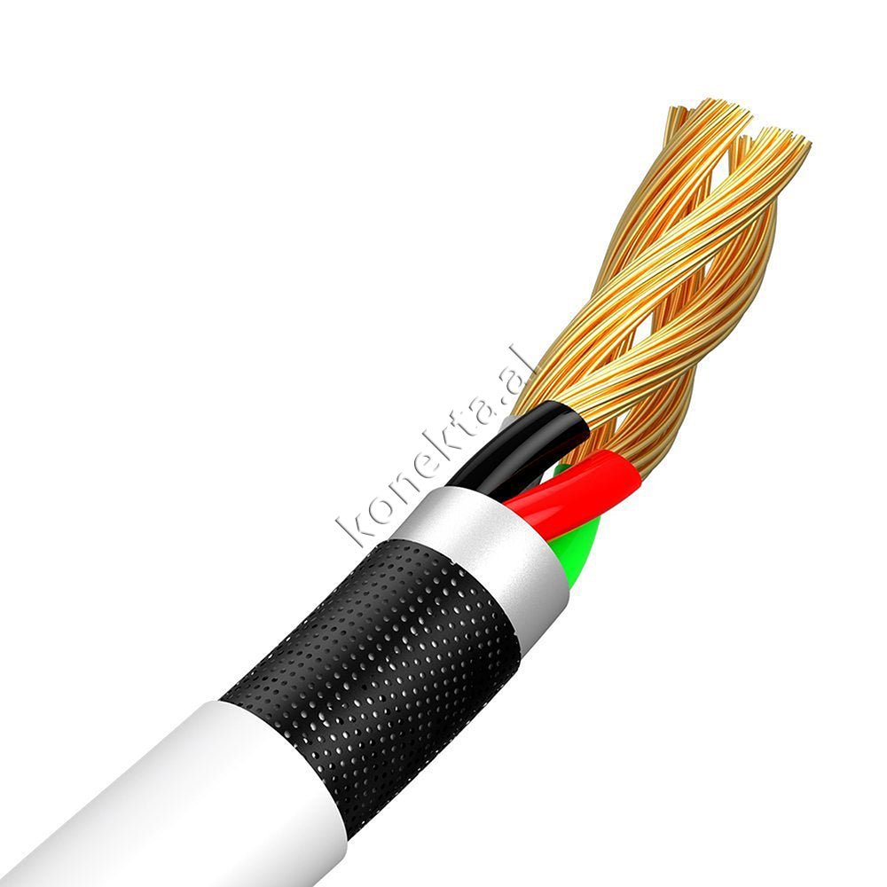 Baseus USB Charging Cable, 1.5m, Micro USB, 2.1A, White - Thumbnail 7