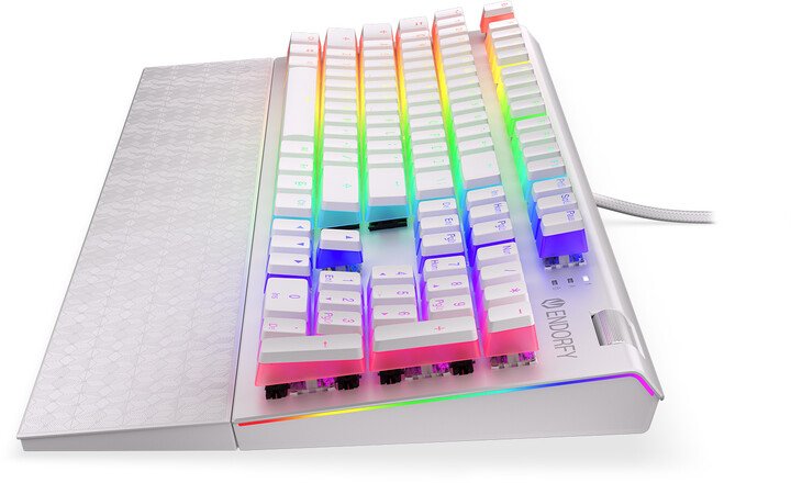 Endorfy Omnis Pudding Onyx Keyboard, White, Kailh Brown, US - Thumbnail 6